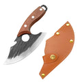 InLeung Hand-Forged Boning Knife – Meat Cleaver Chef Knife Chef Cleaver Knife Axl A Knife With Cover
