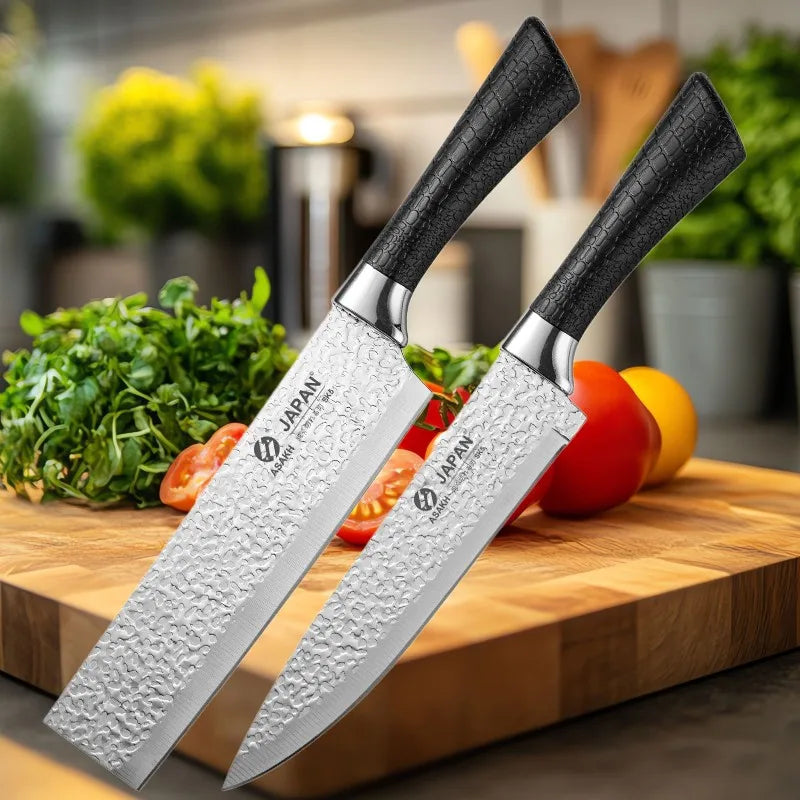 Forged Stainless Steel Chef Knife – Sharp Kitchen Cutting Knife Chef Knife Axl
