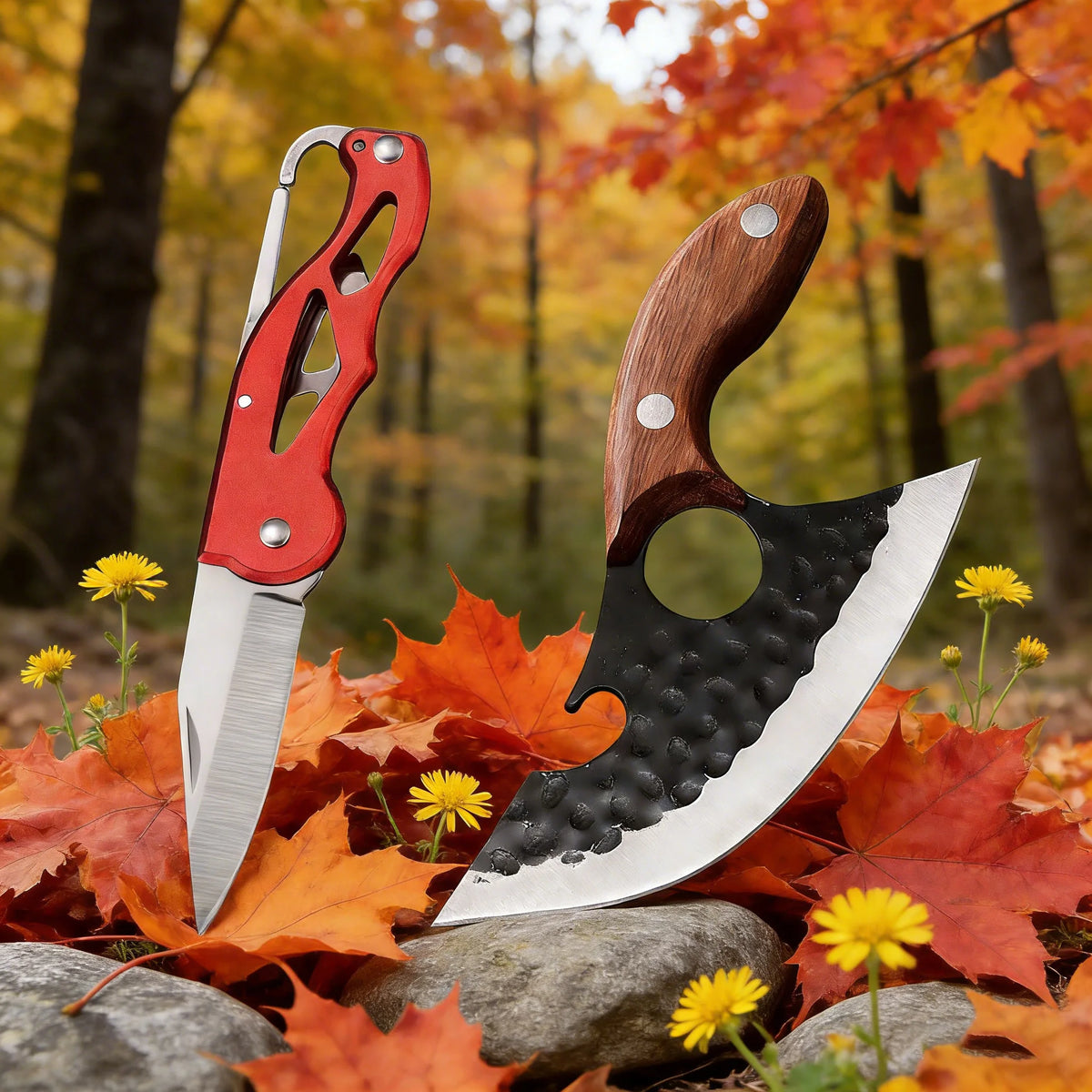 Multifunction Utility Pocket Knife – Sharp Stainless Steel Blade Utility Pocket Knife Axl Knife Set-2PCS