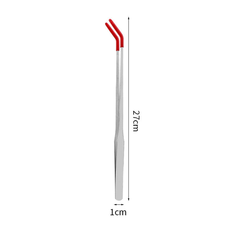 Reptile Feeding Tongs with Rubber Tips – Straight & Curved Tweezers Reptile Feeding Tongs Axl A1
