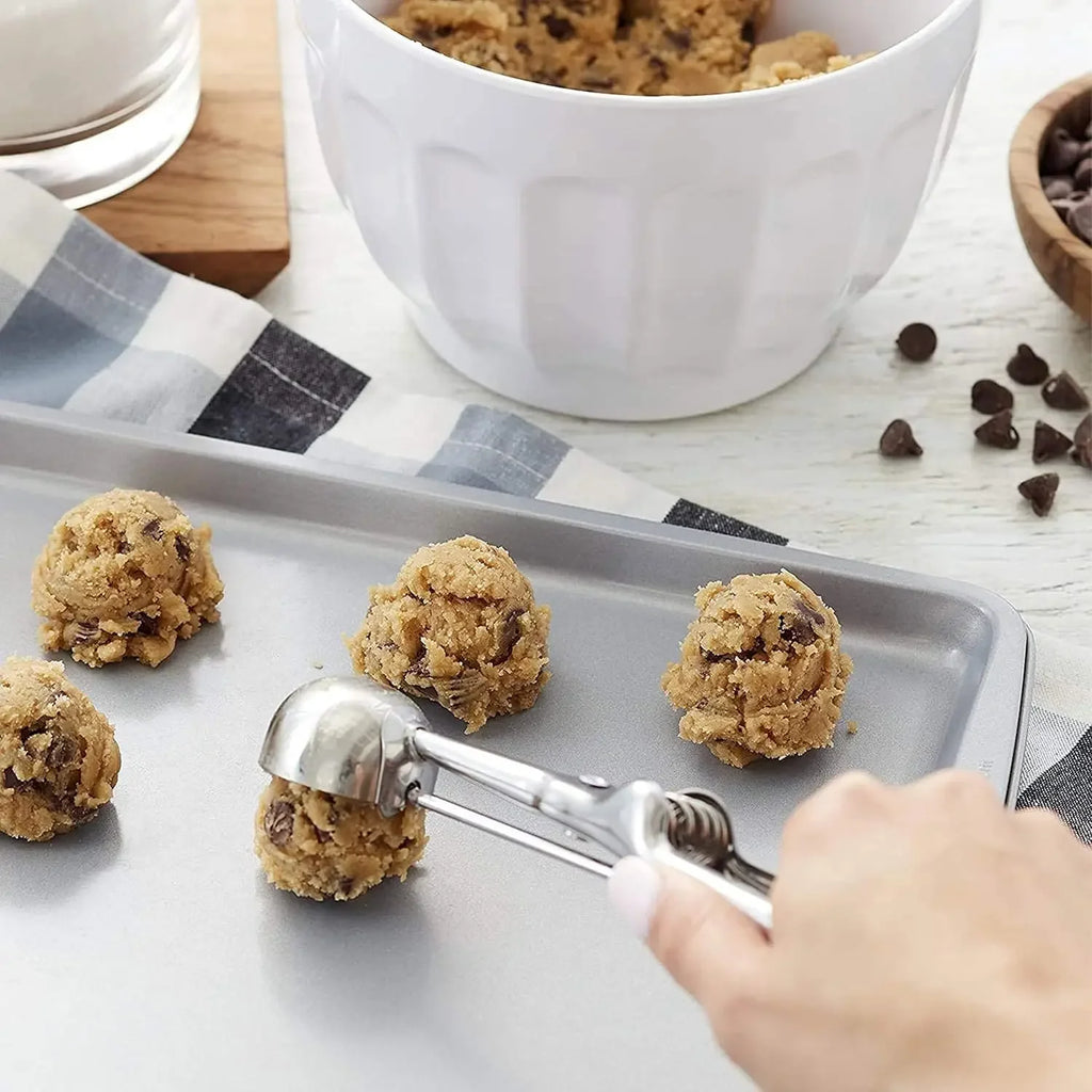 3-Piece Ice Cream Scoop Set – Sharp Blade & Gear Design Ice Cream Scoop Set Axl