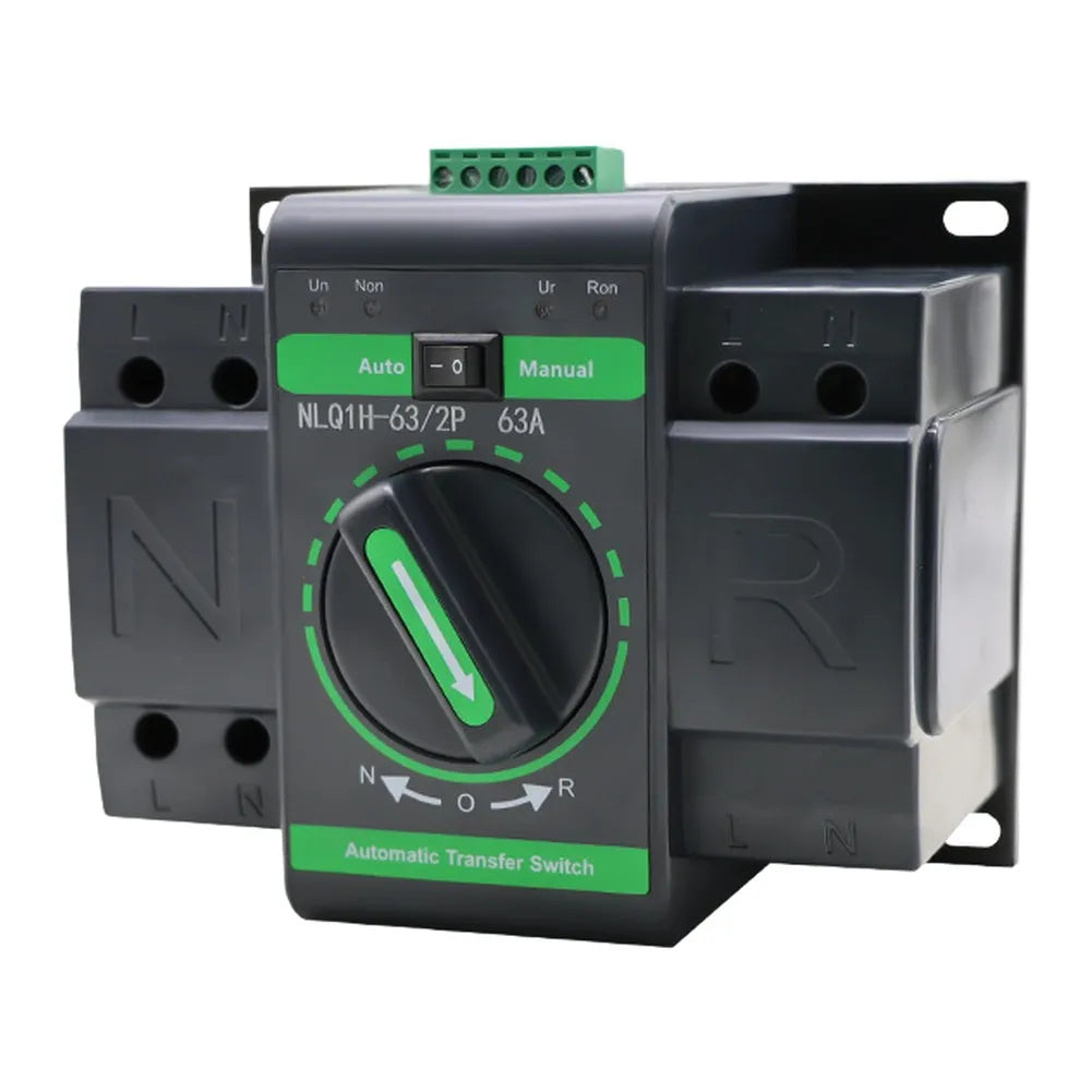 Solar Grid Dual Power Automatic Transfer Switch 2P 400V Transfer Switch Axl 125A China Mainland