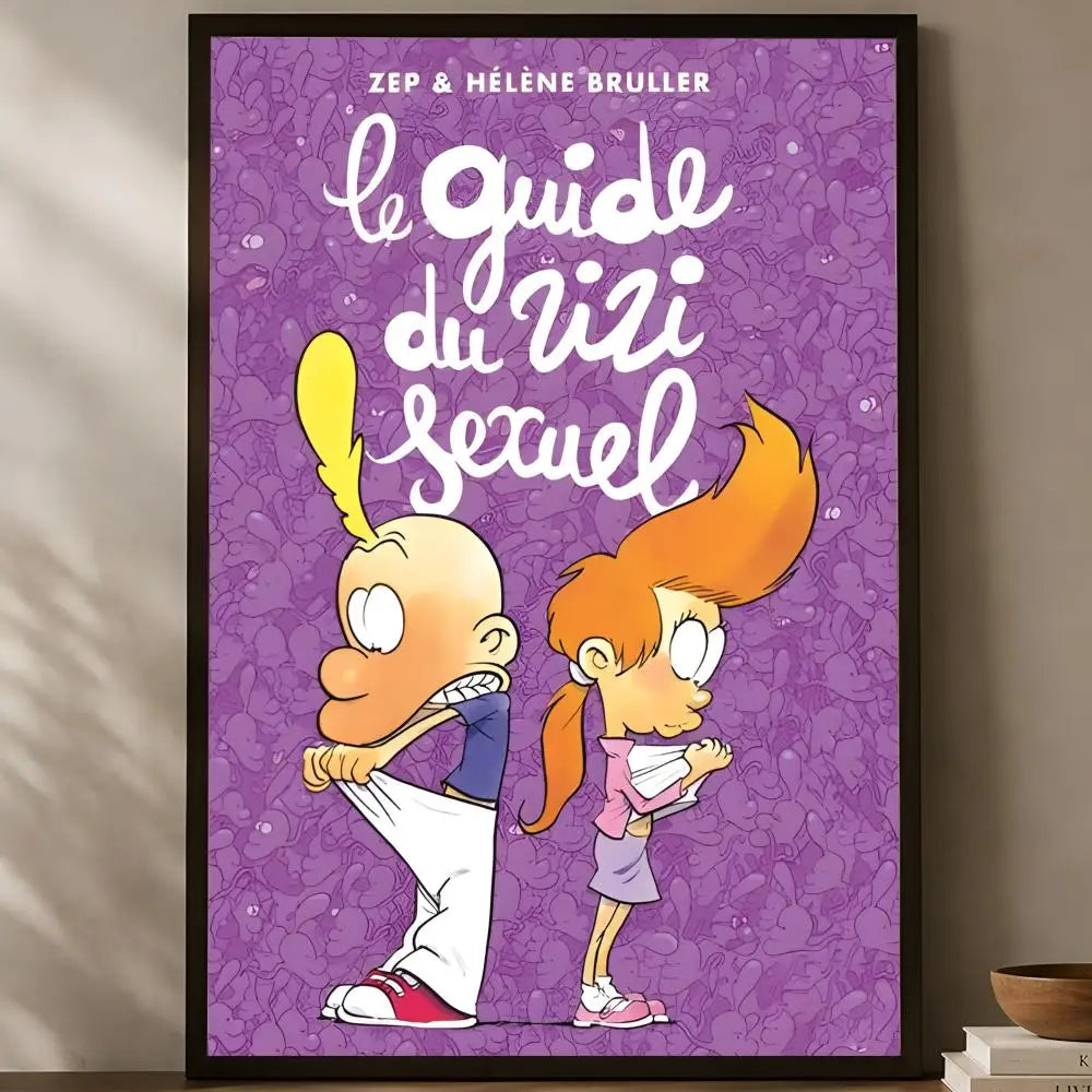 Titeuf Animation Wall Poster – Self-Stick HD Waterproof Art Wall Art Poster Axl White05 30X40cmNoframe