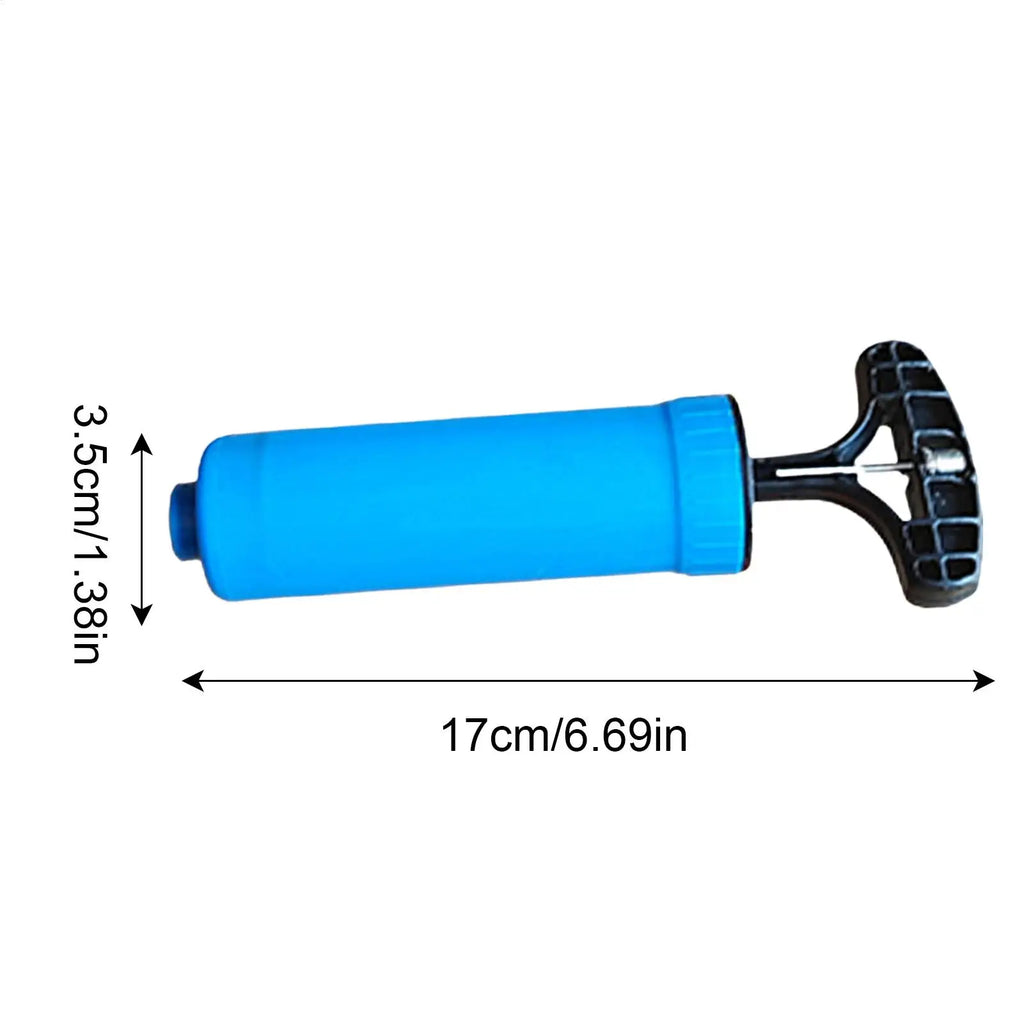 Portable Hand Push Ball Inflator Pump with Needle & Nozzle Ball Inflator Pump Axl