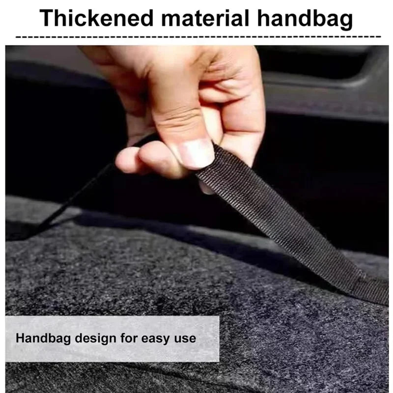 Felt Car Trunk Organizer Bag – Large Foldable Storage Box Car Trunk Organizer Axl