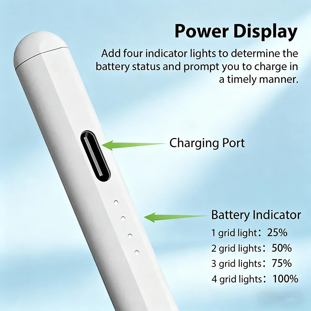 iPad Stylus Pen – Tilt, Palm Rejection & Fast USB-C Charge iPad Stylus Pen Axl