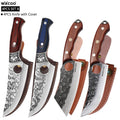 WXCOO Forged Boning Knife – Stainless Steel Butcher Knife Boning Knife Axl 4PCS SET A
