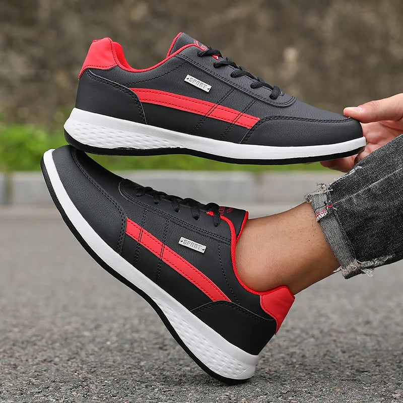 ZULIWAGN Men's Lightweight Anti-Slip Vulcanized Sneakers | Plus Size Men's Sneakers Axl