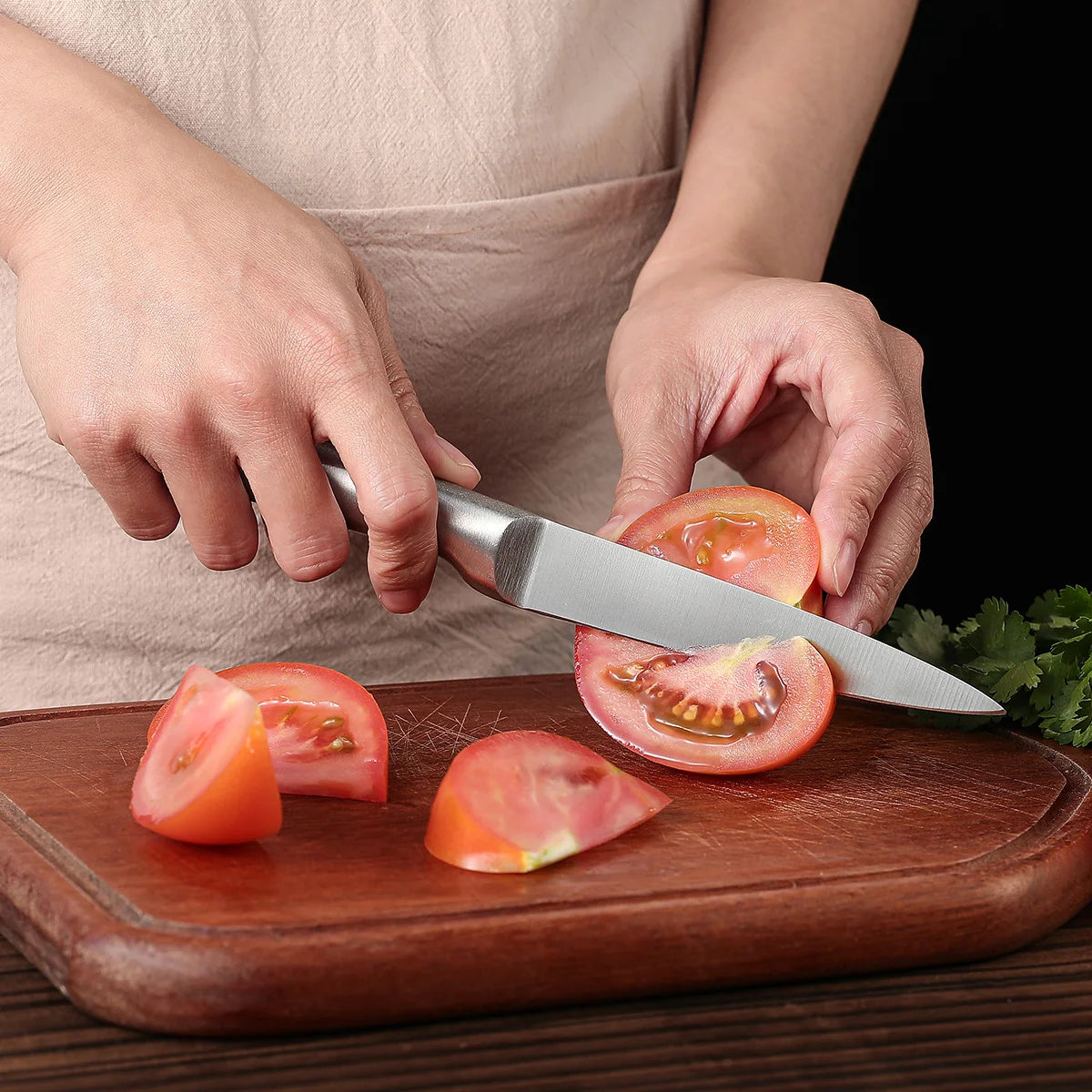 5-Piece Stainless Steel Kitchen Knife Set – Chef & Paring Knives Kitchen Knife Set Axl