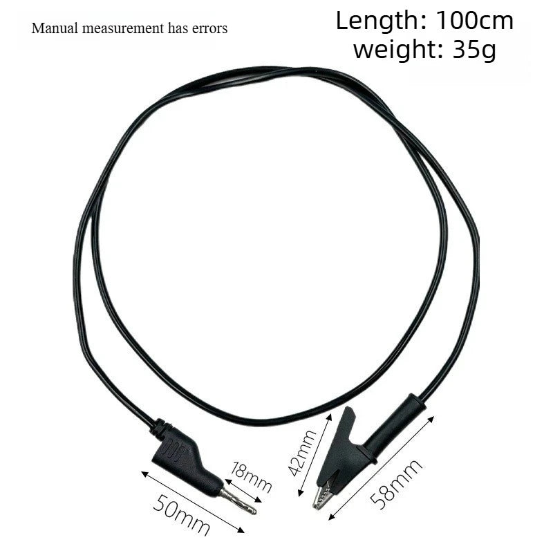 Multimeter Test Lead Set 1M Banana Plug Alligator Clip 15A Multimeter Test Leads Axl