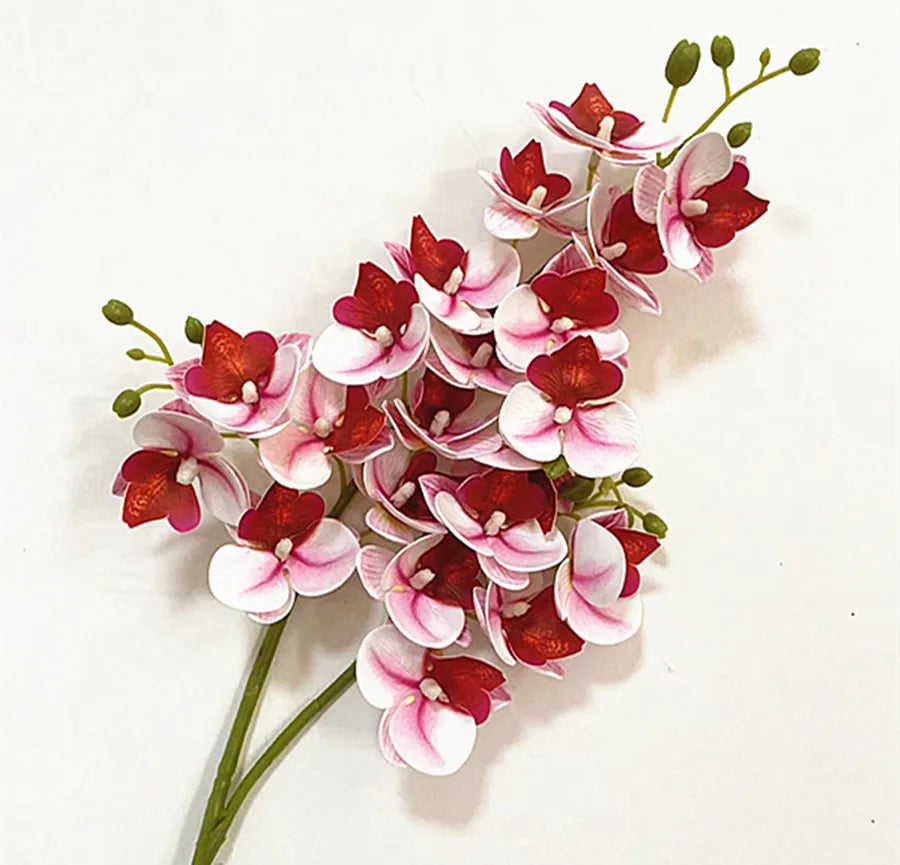 Real Touch Artificial Orchid – 21-Head Mini Phalaenopsis Branch Artificial Flower Branch Axl 06