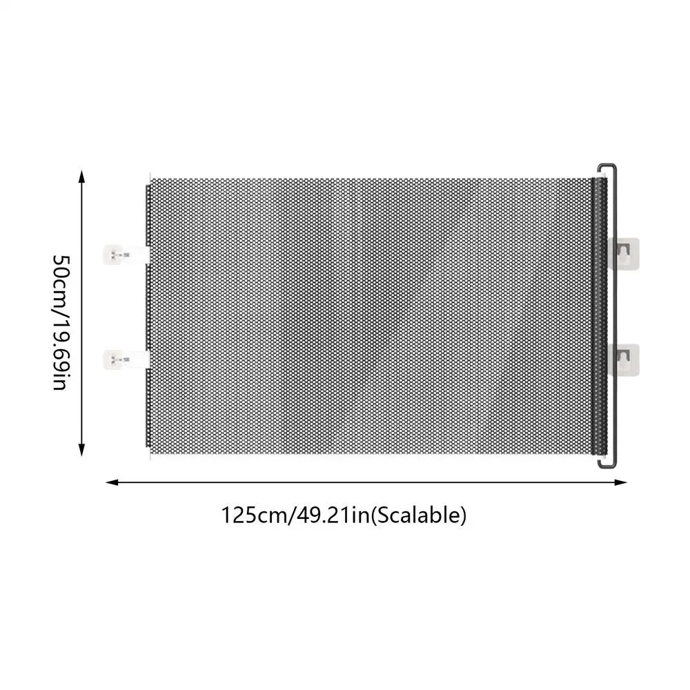 Retractable Pet Gate – Cat & Dog Safety Barrier | No-Drill Retractable Pet Gate Axl 50cm