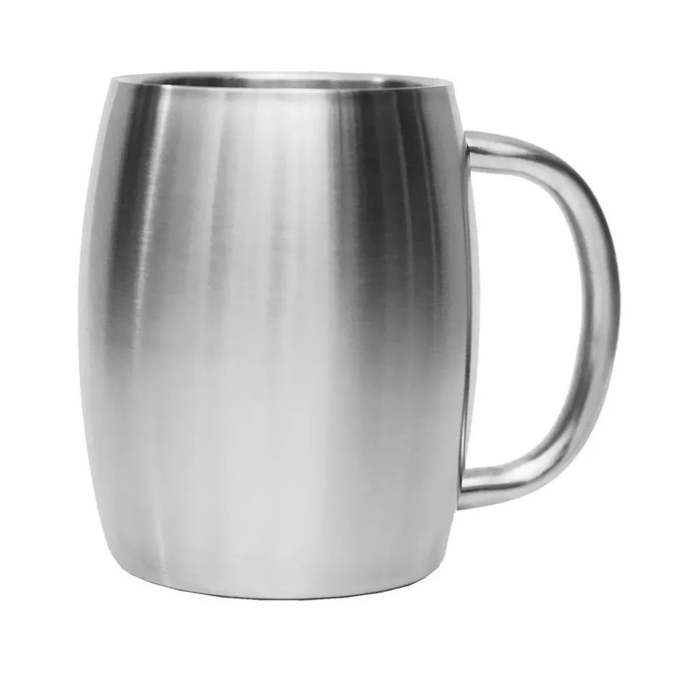 420ml Double Wall Insulated Stainless Steel Beer Mug Insulated Beer Mug Axl black <50ml
