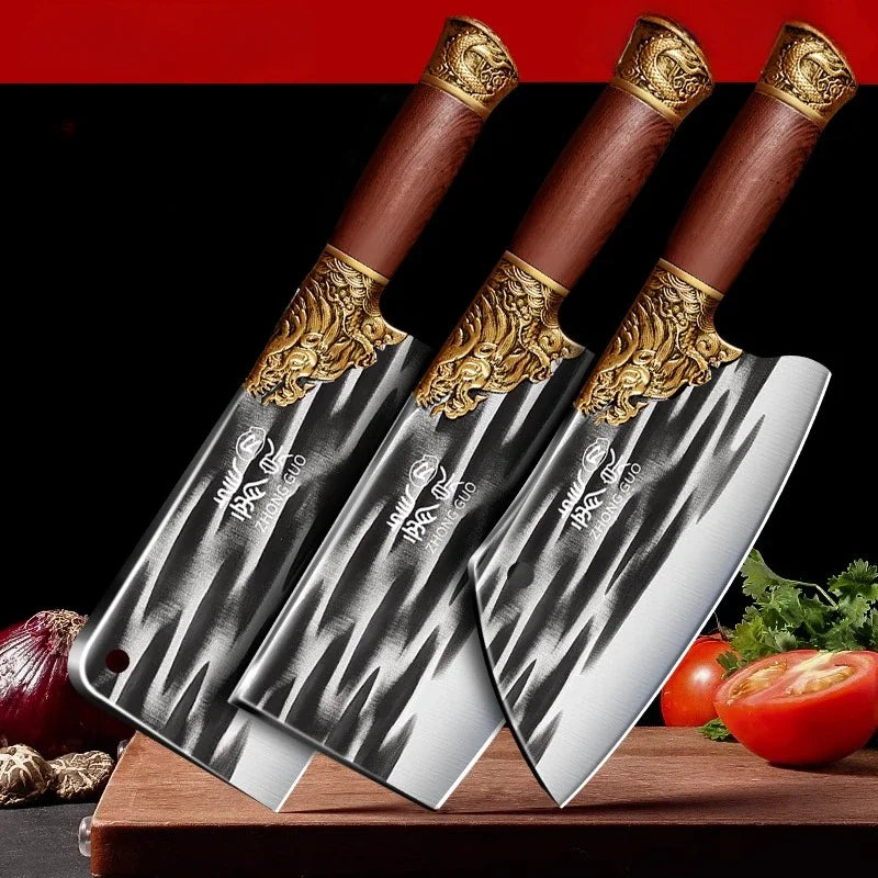 Sharp Stainless Steel Kitchen Knife Set – Boning & Slicing Kitchen Knife Set Axl 3pcs
