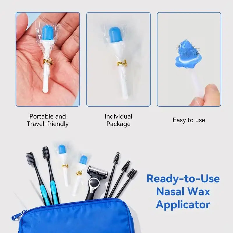 Disposable Nose Wax Applicator Sticks 4/8/10 Pcs Kit Nose Wax Applicators Axl