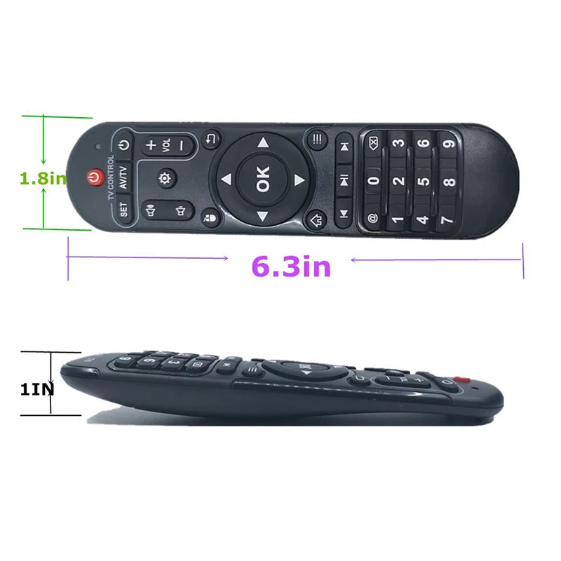 IR Remote Control for X96 MAX X98 PRO X92 Android TV Box TV Box Remote Control Axl