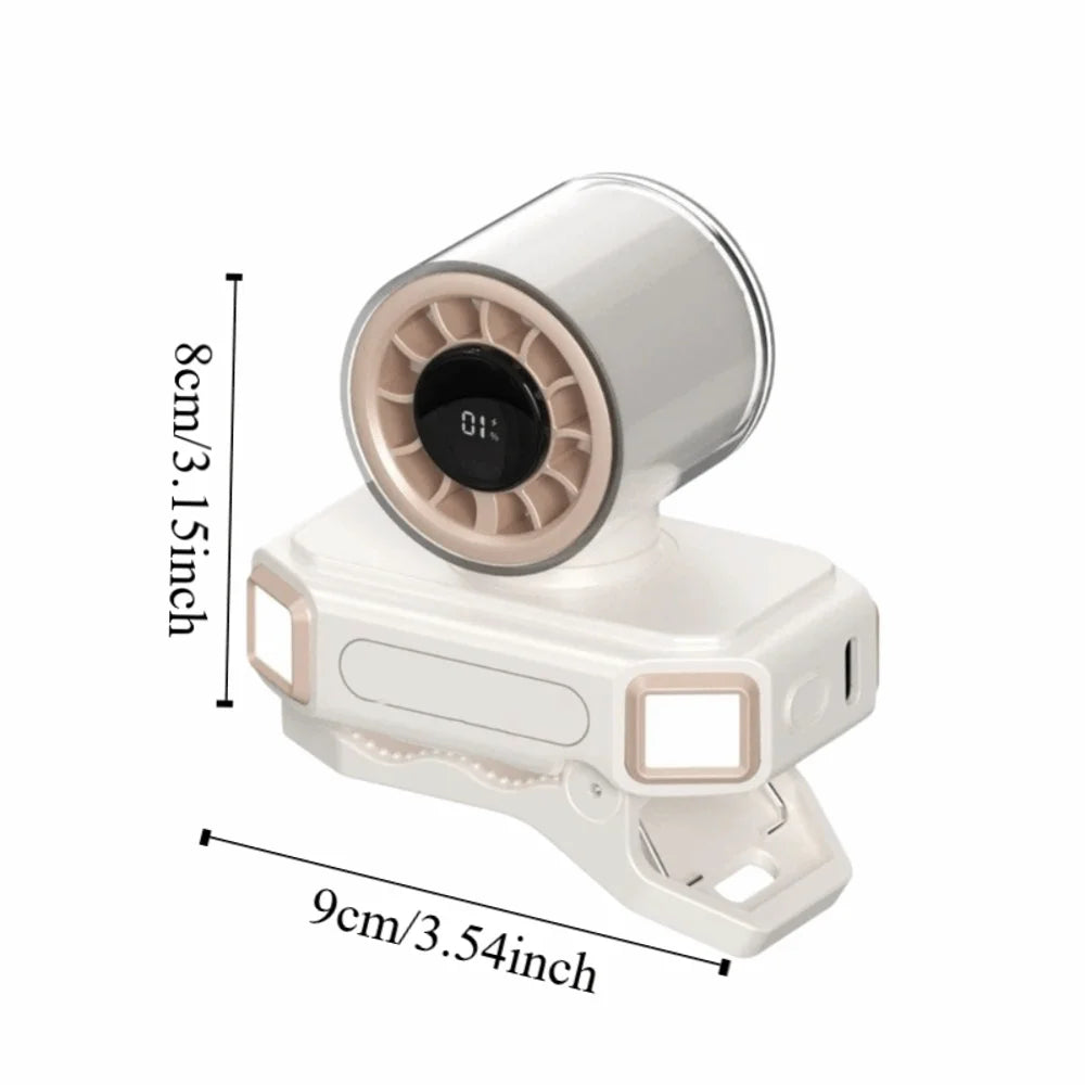 Portable Clip-On Turbo Fan – High Airflow Handheld Blower Portable Clip-On Fan Axl