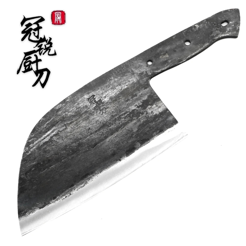 Grandsharp Handmade Forged Chinese Cleaver DIY Blank Blade Forged Cleaver Blank Axl Default Title