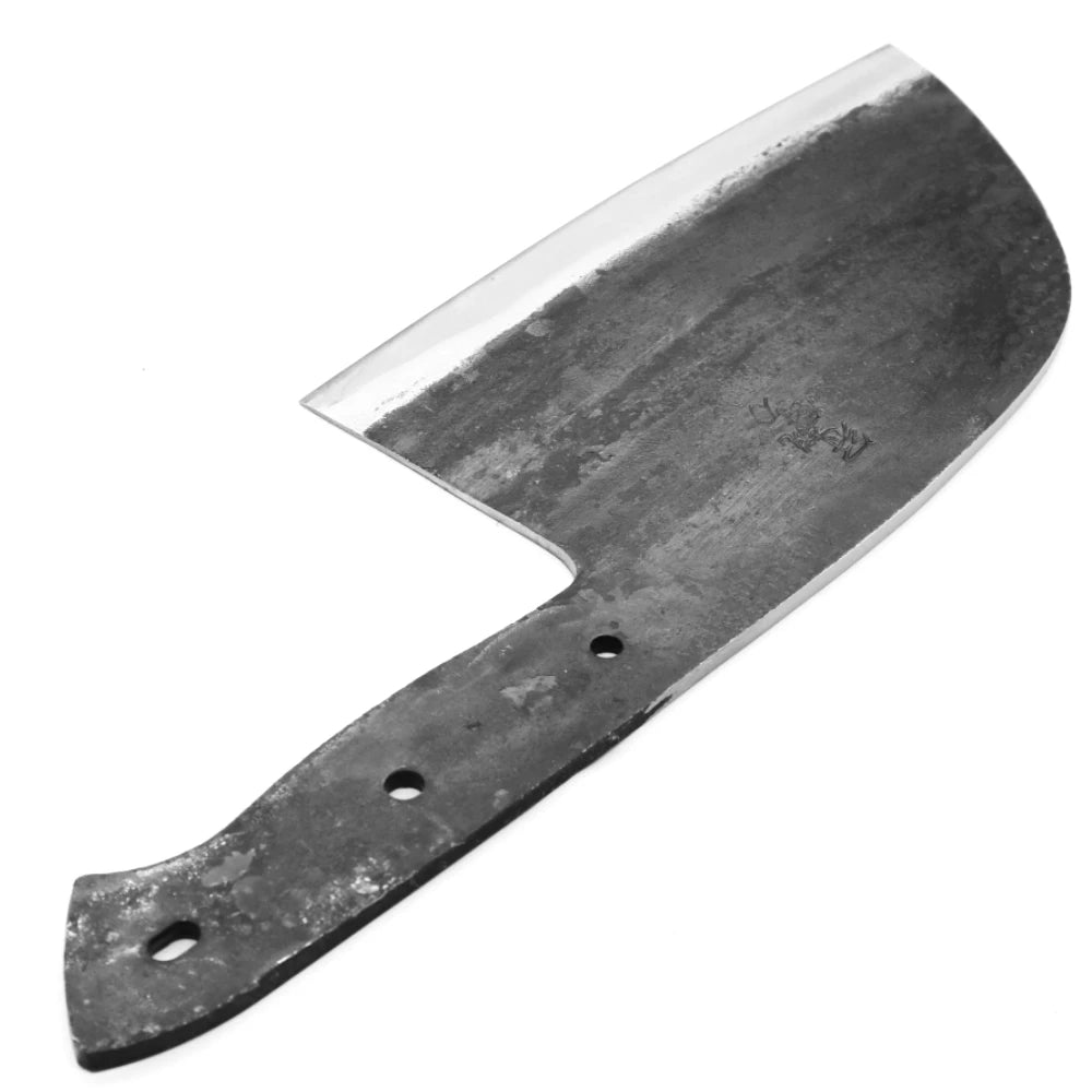Grandsharp Handmade Forged Chinese Cleaver DIY Blank Blade Forged Cleaver Blank Axl