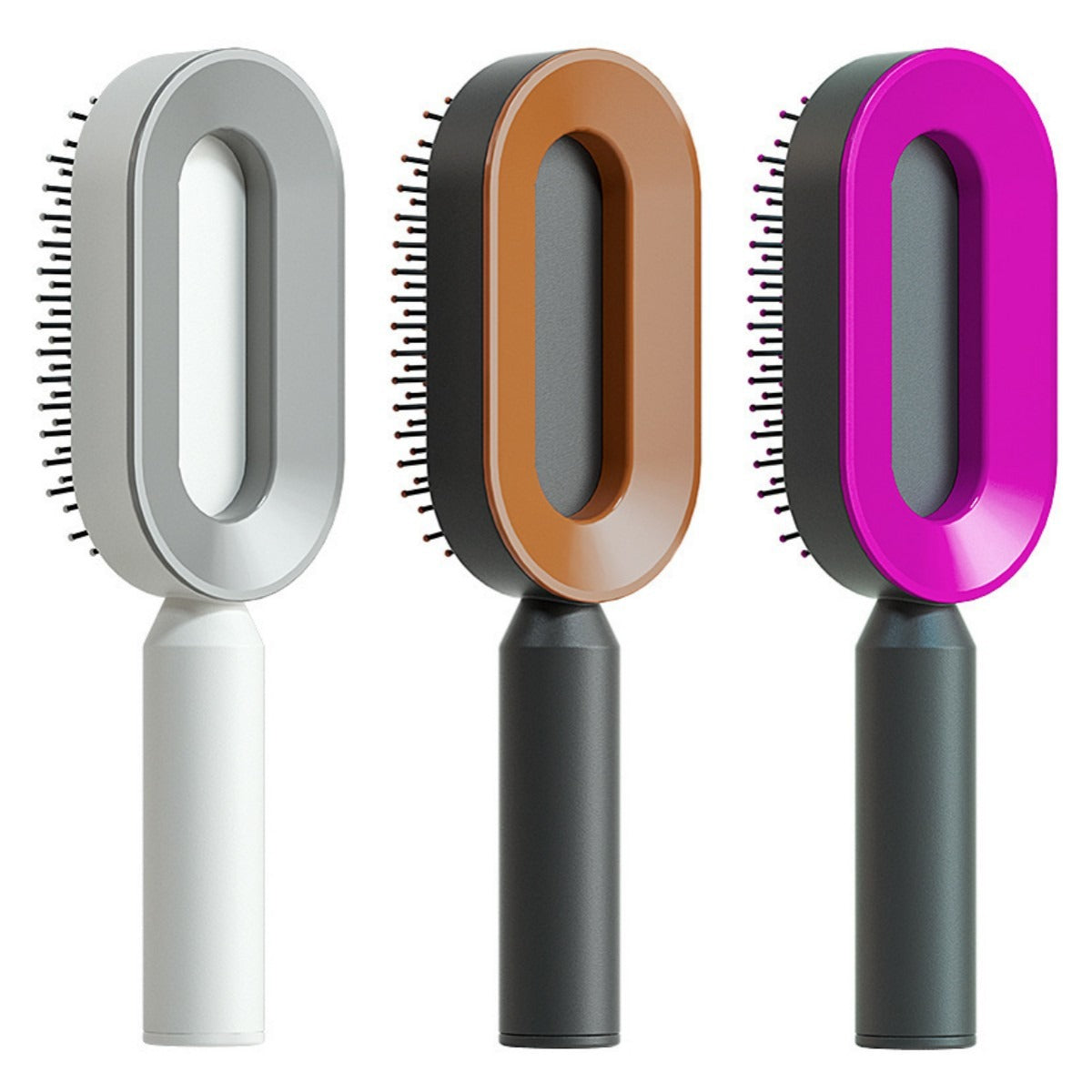 Self-Cleaning Anti-Static Hair Brush | Air Cushion Detangler