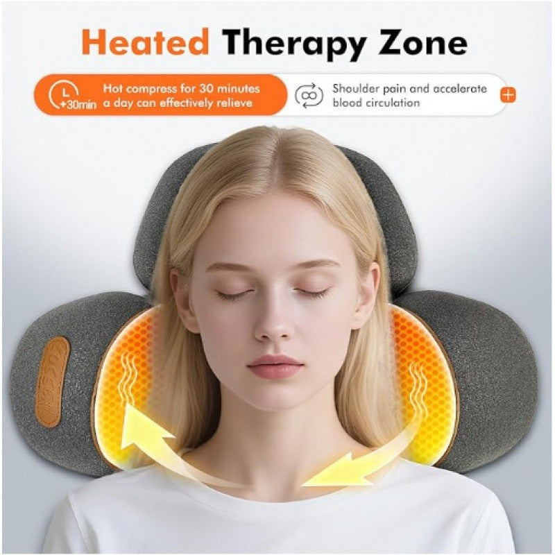 Memory Foam Cervical Pillow with Massage & Heat Axl