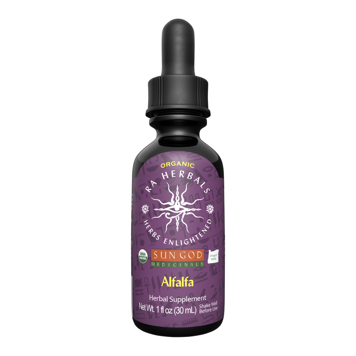Ra Herbals Certified Organic Alfalfa Tincture Axl 1 oz.