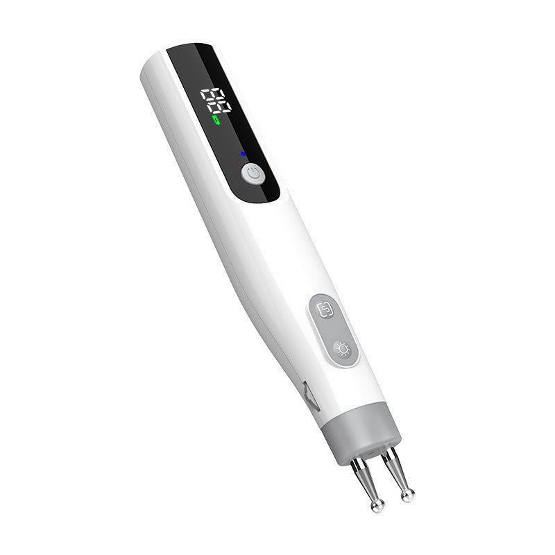 Portable Dual-Head Microcurrent Massager Axl W913A White Gray English