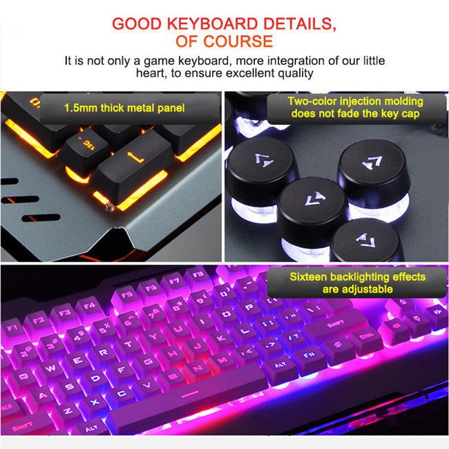 Ergonomic Mechanical Keyboard with RGB Backlight Axl
