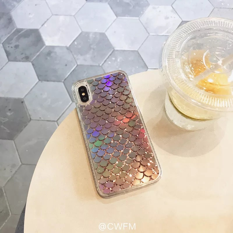 Iridescent Fish Scale Phone Case for iPhone Xs Max Axl