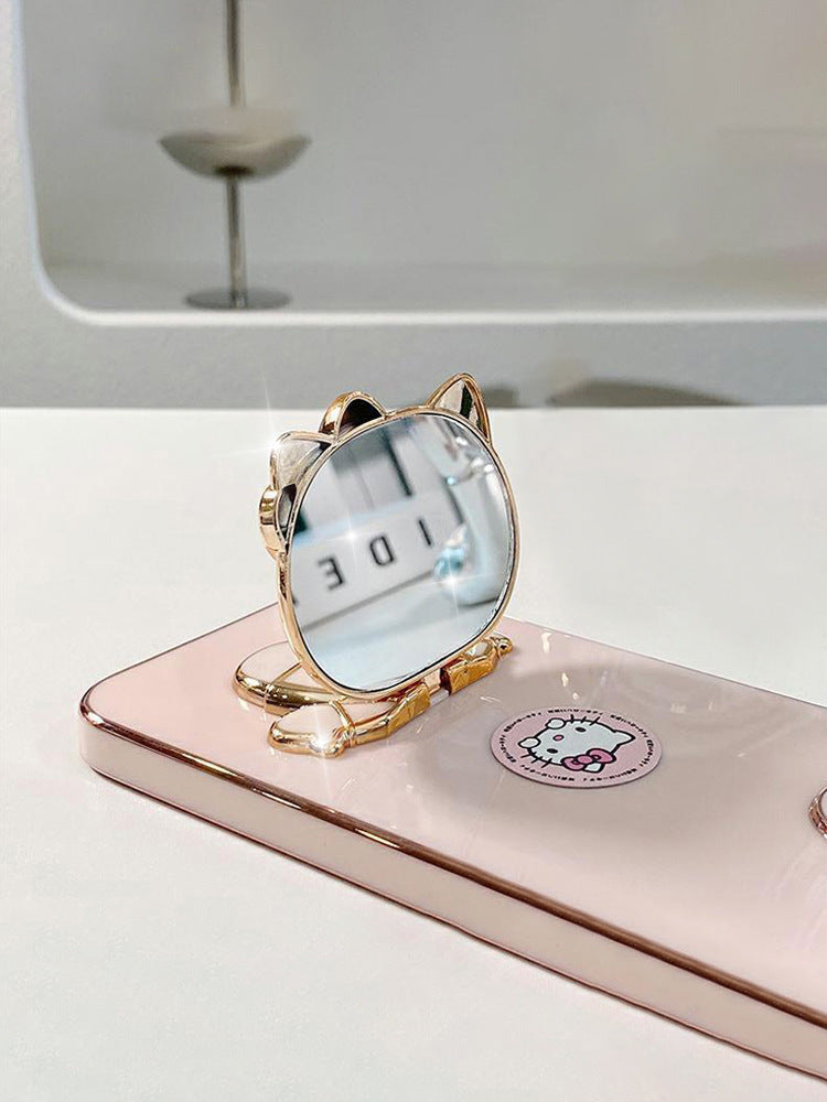Cute Cat Phone Case for iPhone 14/15 Pro Max with Stand Axl