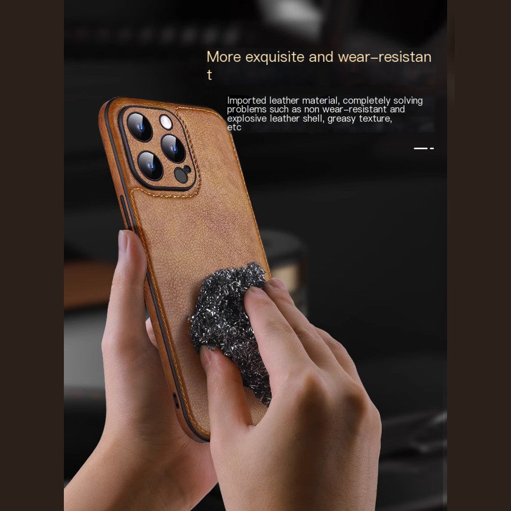 Premium Leather Case for iPhone 15 Pro Max & 13/11 Axl