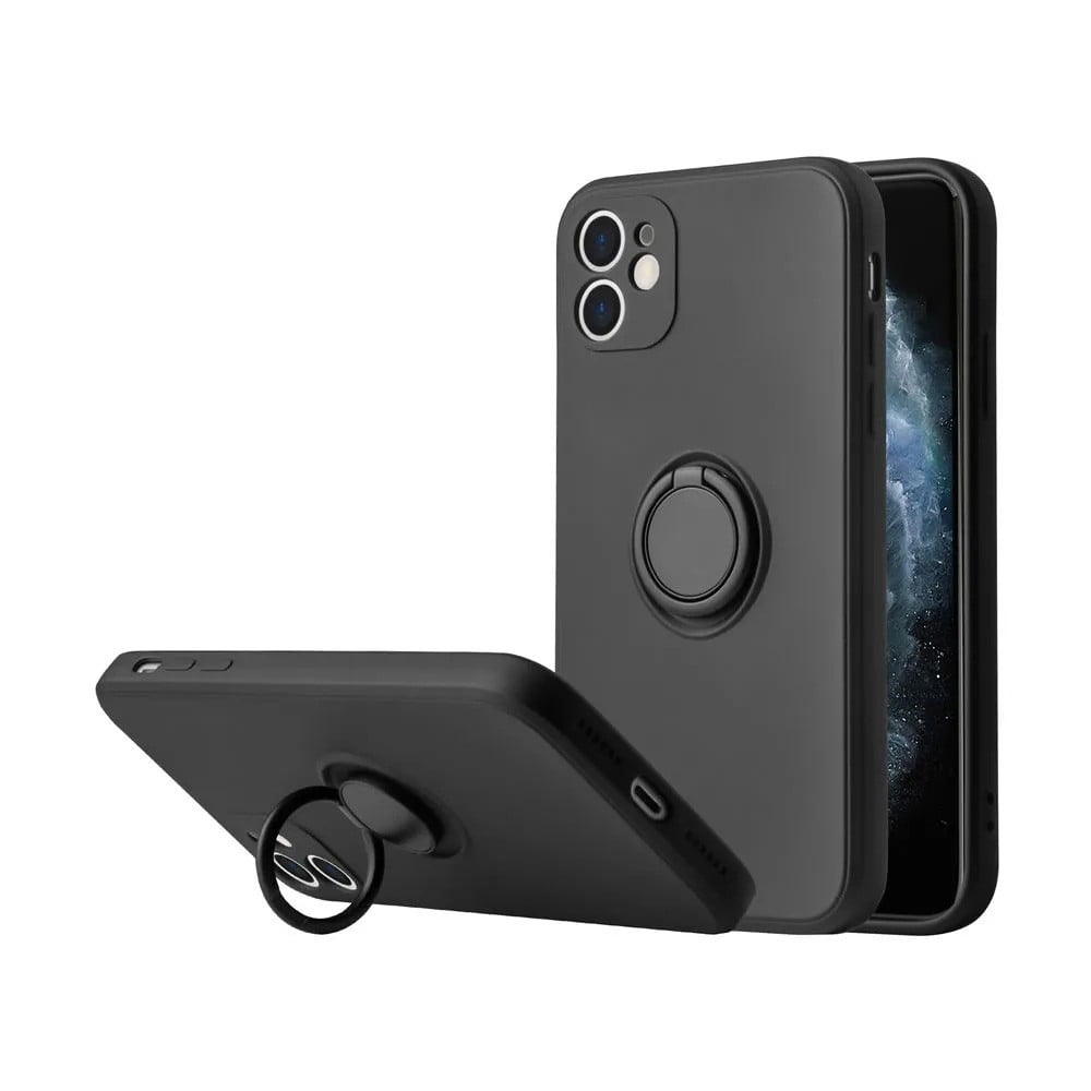 Liquid Silicone Ring Bracket Case for iPhone 12 | Axl Cover