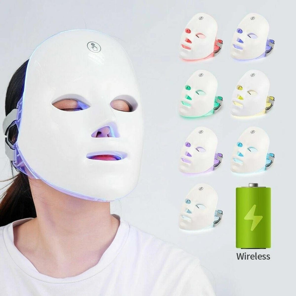 7 Color LED Light Therapy Face & Neck Mask Axl
