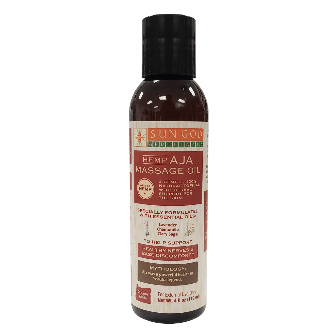 Aja Hemp Massage Oil - 4 oz. Axl