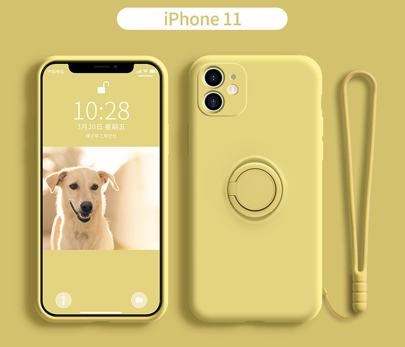 iPhone 11 Pro Liquid Silicone Case with Lens Cover Axl green IPhone 11