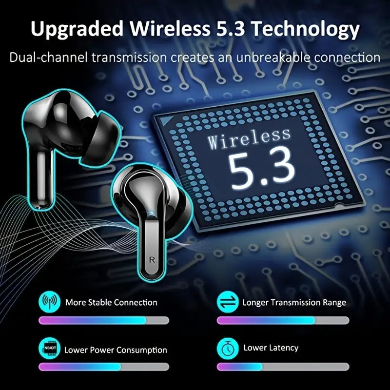 TWS Earphones with ENC, 7-Hour Battery Life, Clear Calls Axl