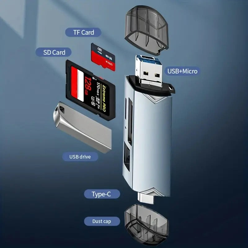USB3.0 Type-C Multi-Function Card Reader for Devices Axl