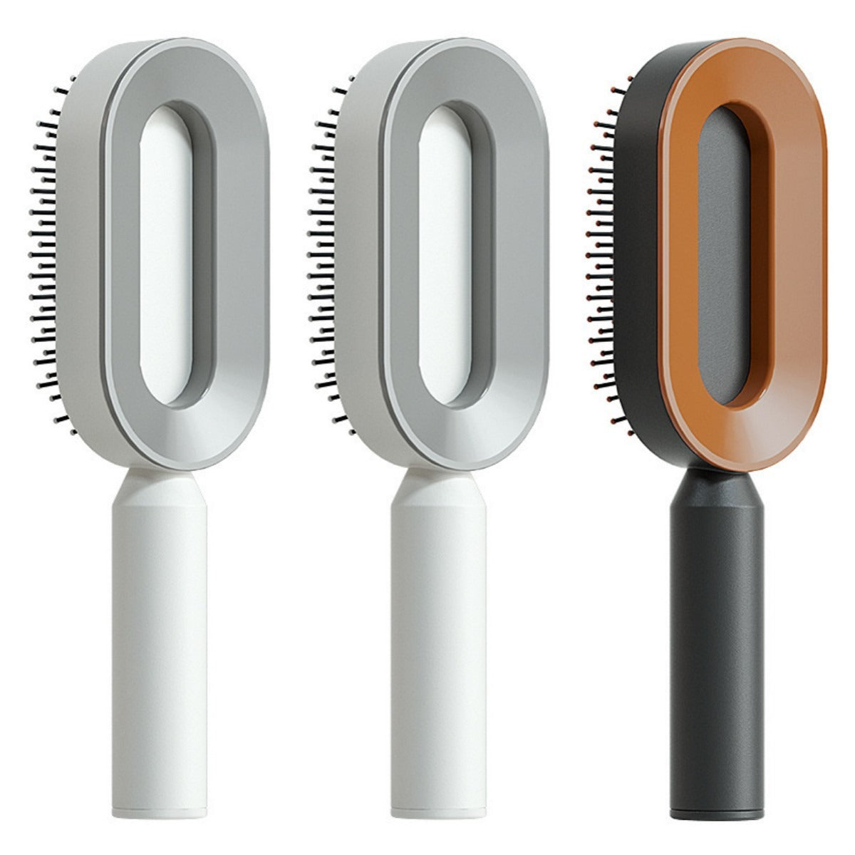 Self-Cleaning Anti-Static Hair Brush Axl Set V