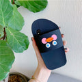 Cartoon Hyaluronic Acid Duck Slippers for iPhone Cases Axl Black / iPhone 7p 8p