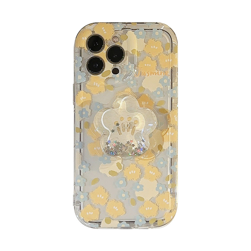 Floral Shell Case for iPhone 13/14/15 Pro Max Axl