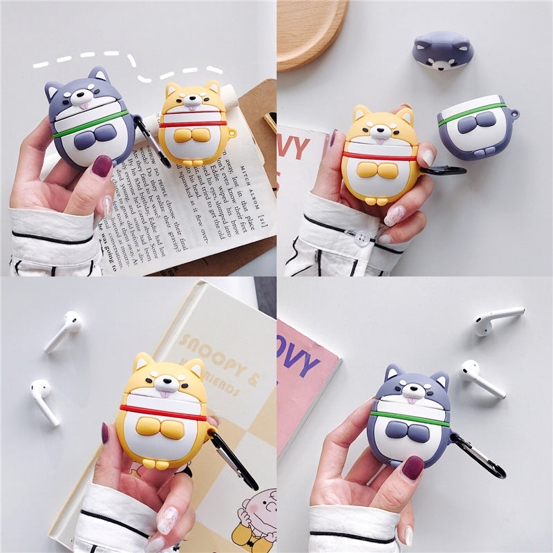 Shiba Inu AirPods Case – Silicone Earphone Protector AirPods Silicone Case Axl