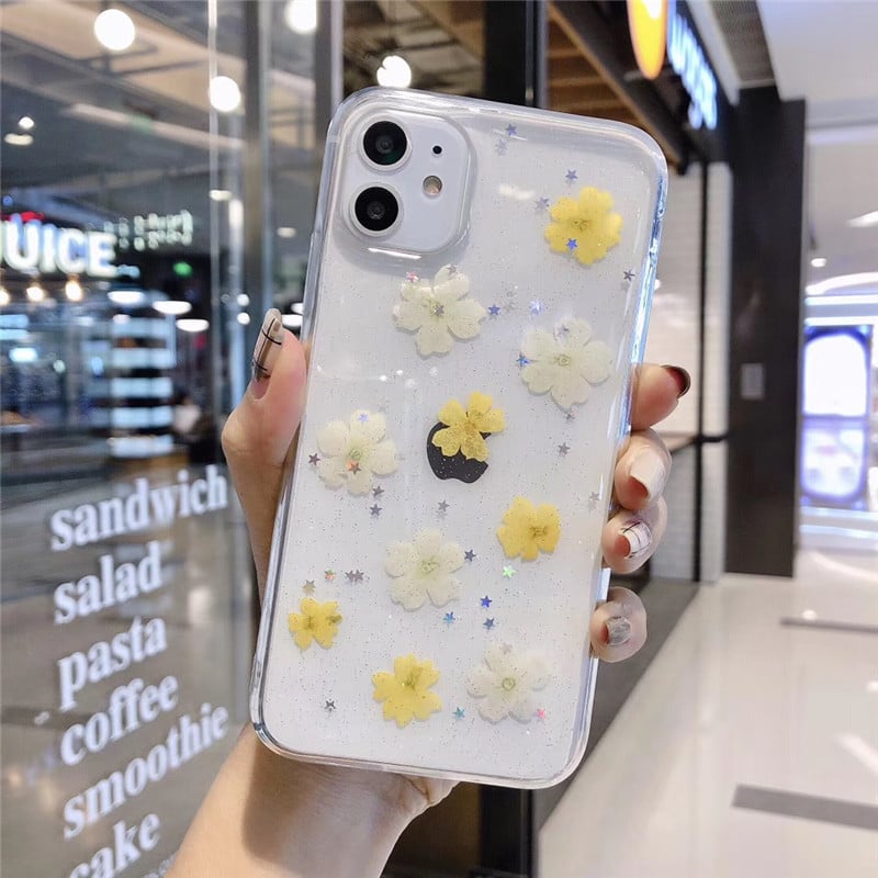 Eternal Flower TPU Phone Case – Cherry Blossom Design
