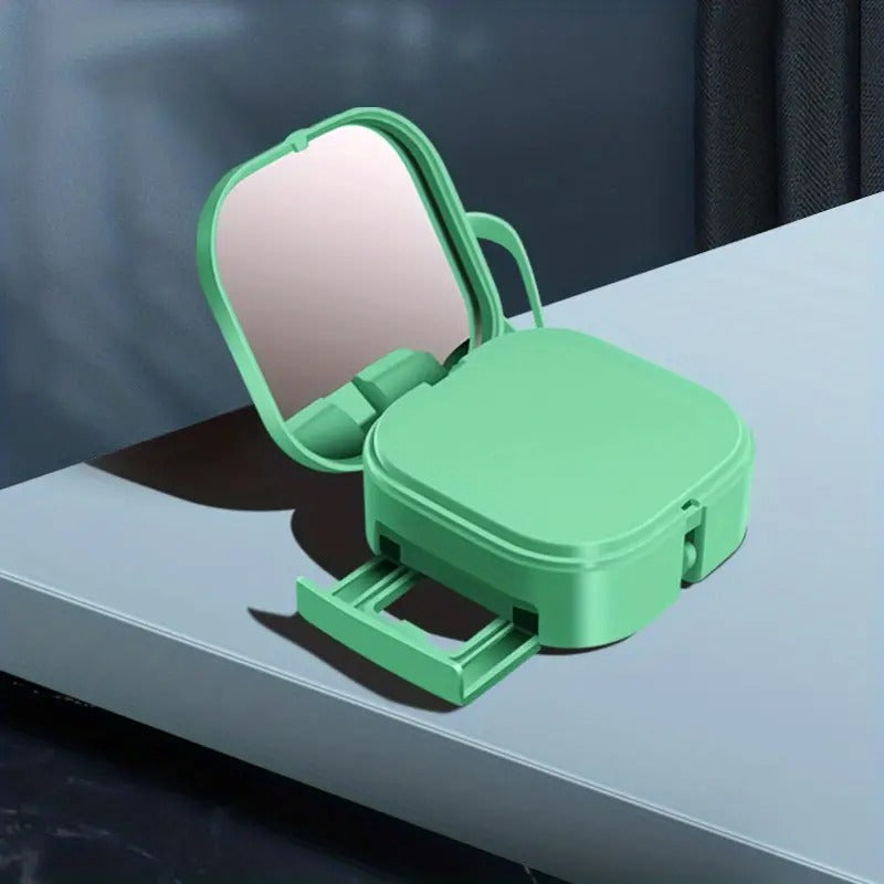 3-in-1 Retractable USB Data Cable with Phone Stand Axl Green