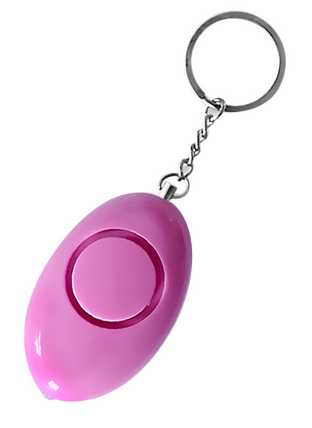 120dB Personal Safety Alarm Keychain – Compact Egg Shape Personal Safety Alarm Axl Pink