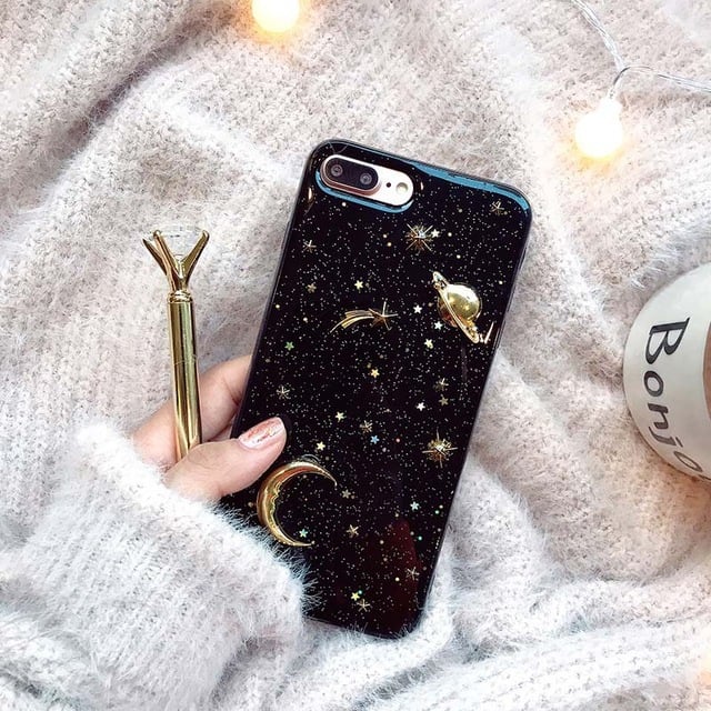 Electroplating Glitter Phone Case for Stylish Protection Axl Black / Iphone 11 ProMax