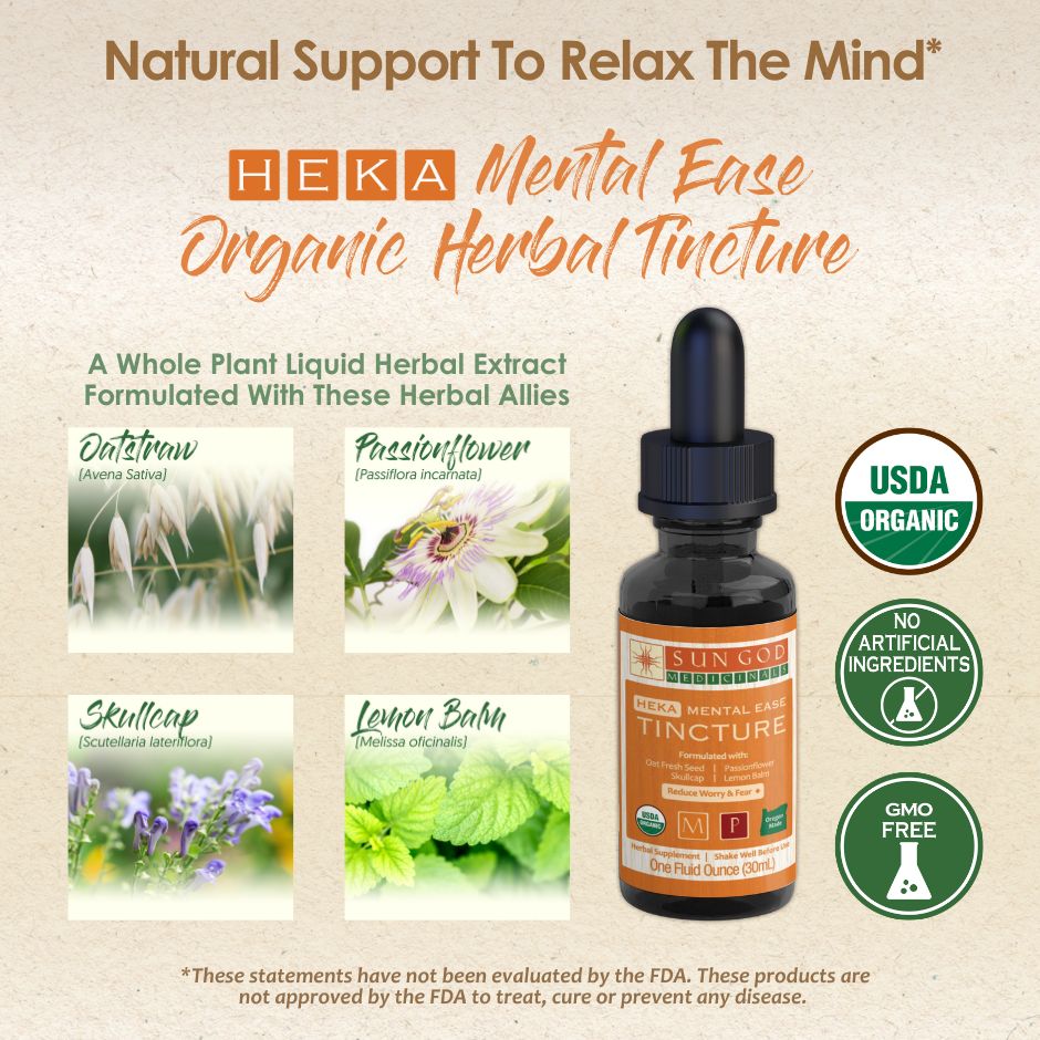 Heka Mental Ease Herbal Tincture Axl