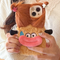 Cute Girl Braid Big Mouth Monster Phone Case (One Piece) Axl
