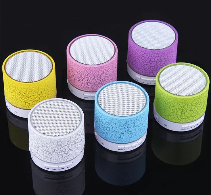 Cracked Pattern Mini Card-In Speaker Axl Light Blue