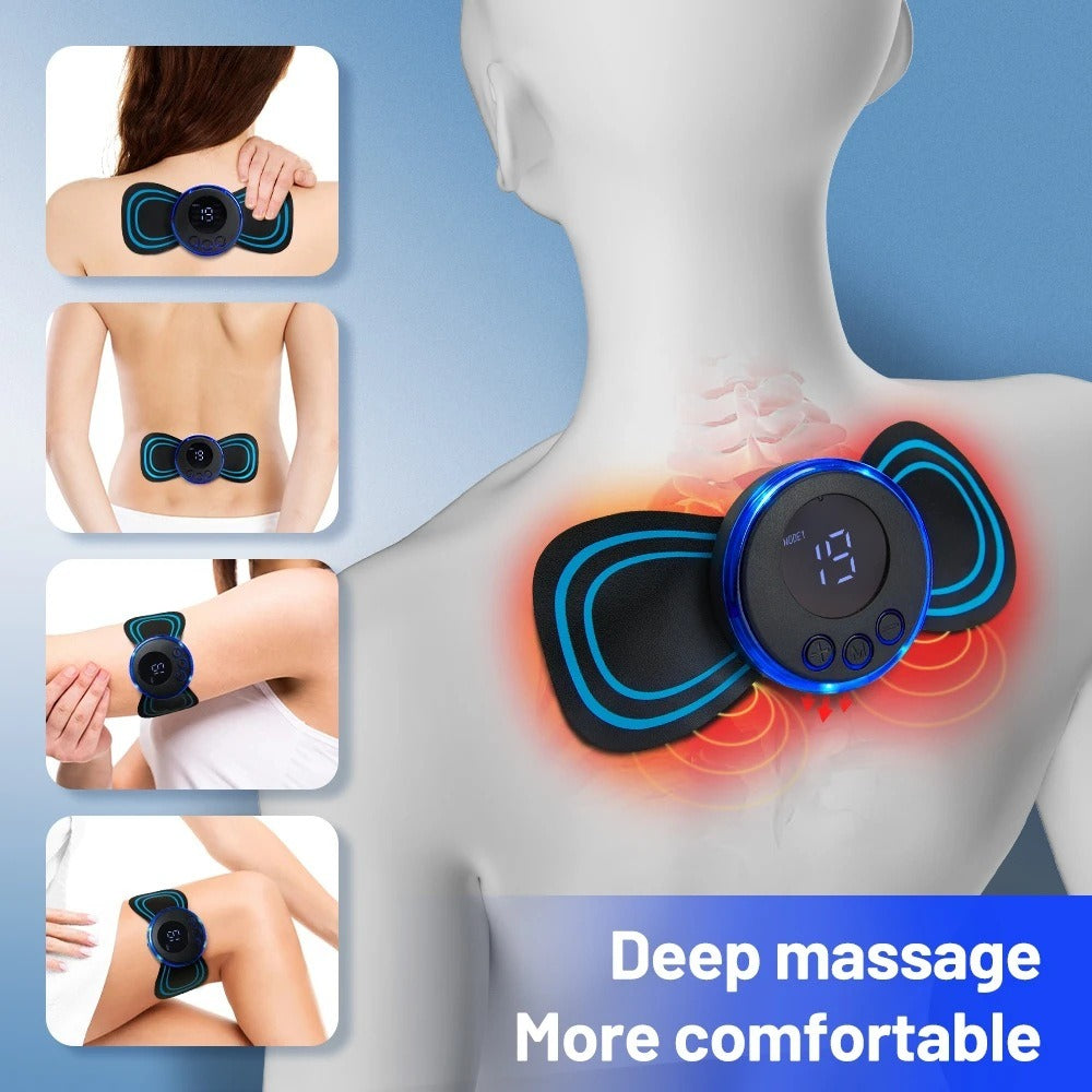 Portable Electric Pulse Neck and Shoulder Massager Axl