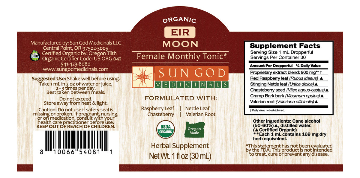 Eir Moon Herbal Tincture Axl